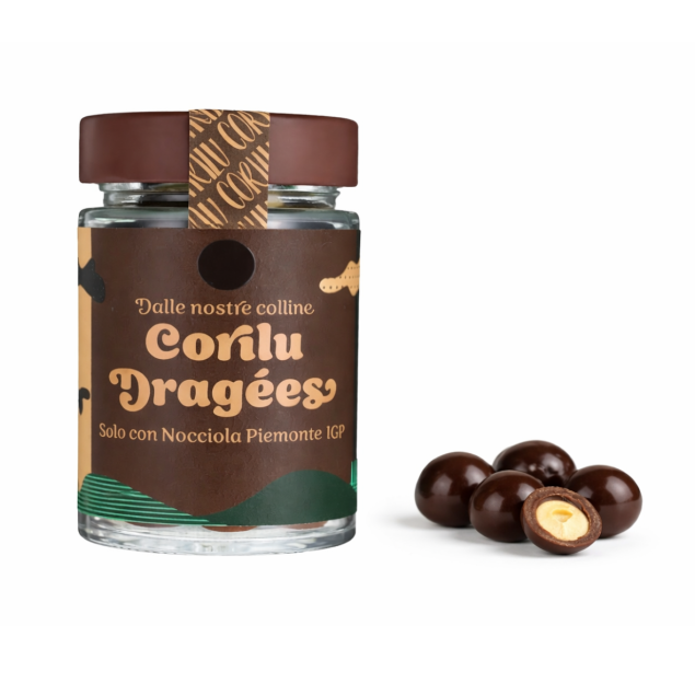 Corilu Dragees di Nocciola prażone drażetki z orzechów laskowych z Piemontu 100 g