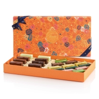 Venchi Gift Box Murrine włoski zestaw prezentowy z czekoladkami 223 g (pomarańczowy)