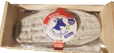 Sarlet cendré ser z mleka koziego z popiołem 155 g