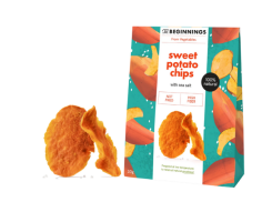 The Beginnings Veggie Sweet Potato Chips zdrowe pieczone chipsy z batatów z solą morską 30 g