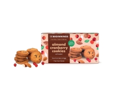The Beginnings Almond Cranberry Cookies migdałowe kruche ciastka z żurawiną 80 g