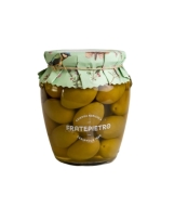 Fratepietro Olive Verdi Dencocciolate Bella Di Cerignola oliwki zielone 580 ml