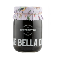 Fratepietro Olive Nere "Bella Di Cerignola" In Salamoia oliwki czarne rozmiar GGG 550 g