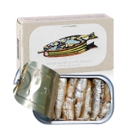 Jose Gourmet Smoked Small Sardines In Extra Virgin Oil małe sardynki wędzone w oliwie 90 g