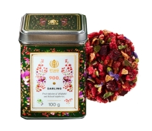Piag Tea Darling N°900 herbata owocowy napar z malin 100 g + puszka
