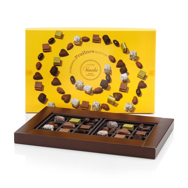Venchi Large Pralines Selection large gift box duże pudełko prezentowe włoskie praliny 225 g
