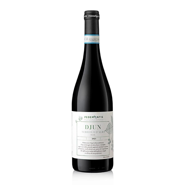 Pedemontis DJUN Nebbiolo d`Alba D.O.C. 14% włoskie wino czerwone 1,5 L