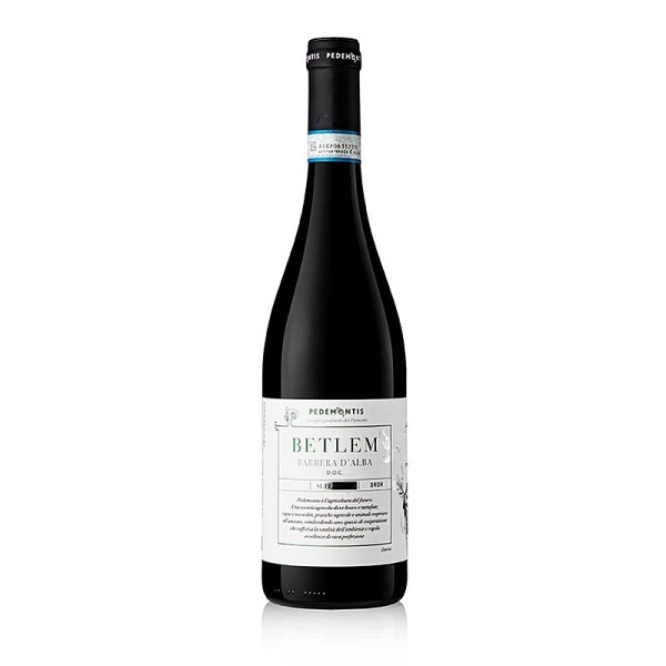 Pedemontis BETLEM Barbera d´Alba D.O.C. Superiore 15% wino czerwone wytrawne 1,5 L
