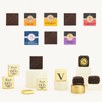 Venchi Dark Selection włoskie czekoladki deserowe (zestaw 7 różnych czekoladek) 63 g