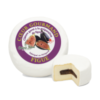 Chene Vert Coeur Gourmand Fig francuski ser kozi z nadzieniem figowym 80 g