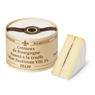 Fromagerie Delin Cremeux De Bourgogne à la Truffe d’Été francuski ser krowi z truflą 100 g