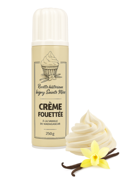 Isigny Ste Mère Crème Fouettée La Vanille De Madagascar bita śmietana z wanilią z Madagaskaru 250 g