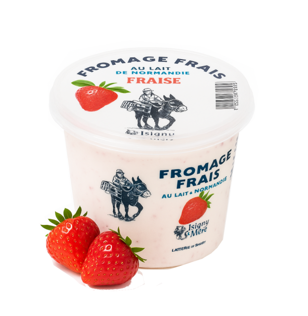 Isigny Ste Mère Fraise Pot Tran serek homogenizowany truskawkowy 500 g