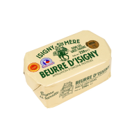 Isigny Ste Mère Beurre AOP MS Crist Moule Cremier kostka masła z kryształkami soli z Guérande 250 g