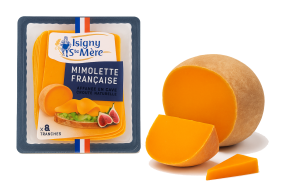 Isigny Ste Mère Mimolette Francaise en Tranche francuski naturalny ser w plastrach 150 g