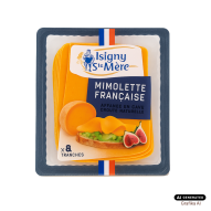 Isigny Ste Mère Mimolette Francaise en Tranche francuski naturalny ser w plastrach 150 g