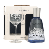 Destilerias Miguel Guanse Gin Mare + Glass Gift Pack 42.7% zestaw ginu z kieliszkiem 0,7 L - Gin