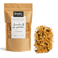 Wikk Me Peanut Butter with Coconut & Almond Flakes granola w wersji bez cukru 345 g