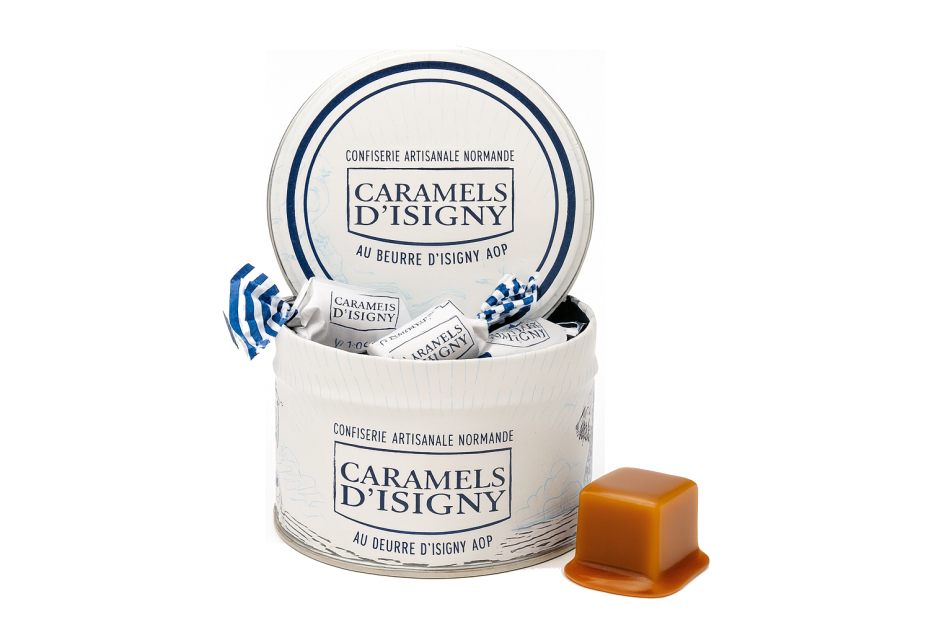 Isigny Ste Mère Salted Butter Soft Caramels miękkie karmelki z solonym masłem z Normandii 100 g
