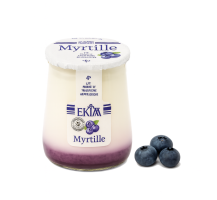 Bastidarra (marka EKIA) Yaourt Bic Myrtille Pt Verre naturalny jogurt z konfiturą z borówek 125 g