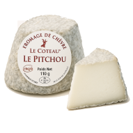 Le Coteau Pit'chou Coteau francuski ser kozi z popiołem roślinnym 110 g
