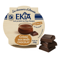Bastidarra (marka EKIA) Creme Aux Oeufs Chocolat deser o smaku gorzkiej czekolady 110 g