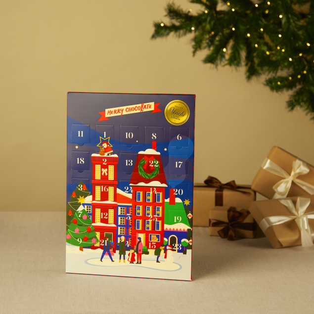Venchi Advent Calendar włoski kalendarz adwentowy klasyczny z pralinami 181 g