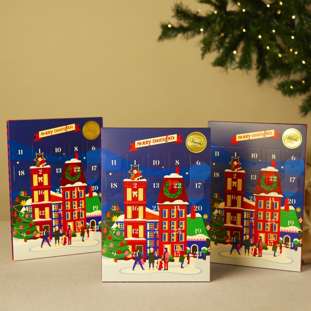 Venchi Advent Calendar włoski kalendarz adwentowy klasyczny z pralinami 181 g
