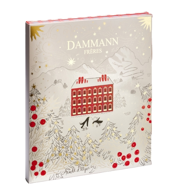 Dammann 2025 Edition Tea Advent Calendar kalendarz adwentowy 2025 z różnymi herbatami