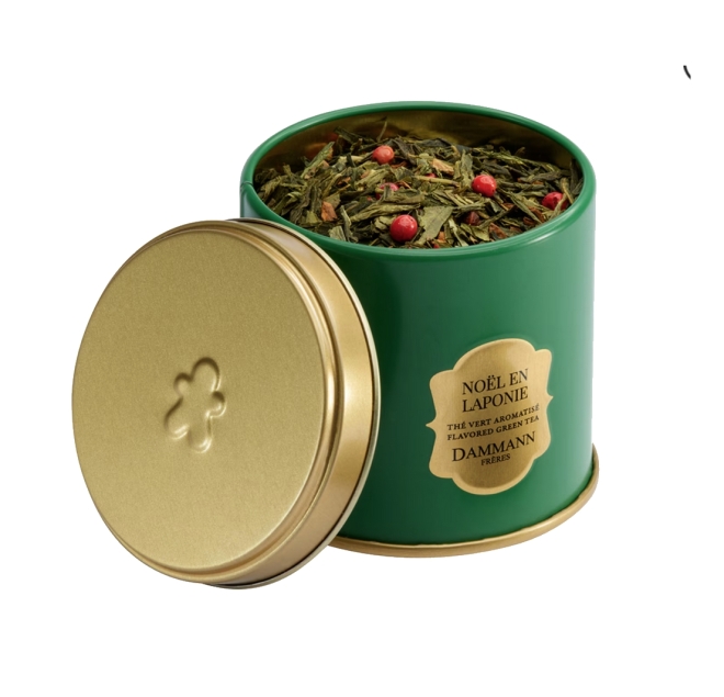 Dammann Noël en Laponie Tea świąteczna herbata zielona + puszka 100 g