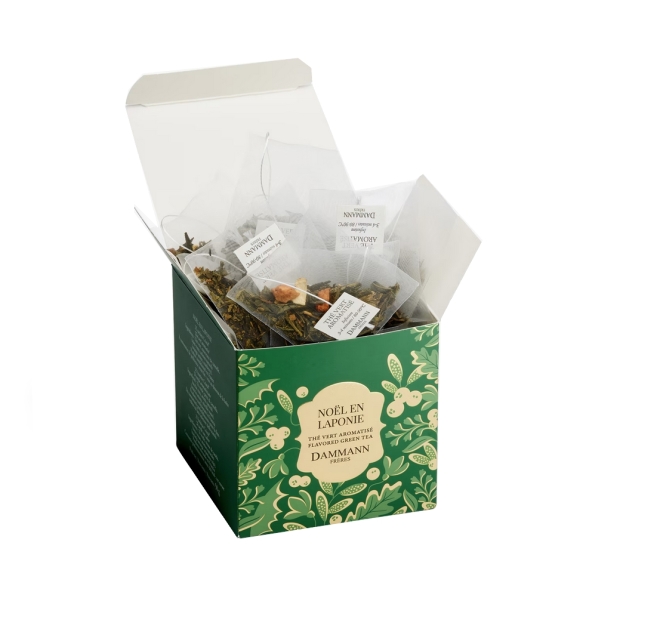 Dammann Noël en Laponie Tea in Sachets - zimowa herbata zielona (25 saszetek)