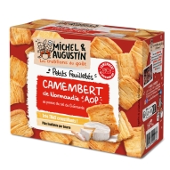 Michel & Augustin Camembert de Normandie ciastka francuskie serowe i szczyptą soli z Guérande 80 g