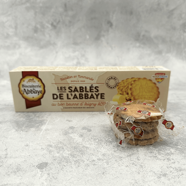 Biscuiterie de l'Abbaye Sable de l'Abbaye - francuskie ciastka maślane (22% masła AOP) 125 g