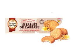 Biscuiterie de l'Abbaye Sable de l'Abbaye - francuskie ciastka maślane (22% masła AOP) 125 g