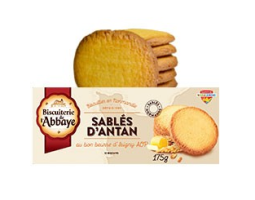 Biscuiterie de l'Abbaye Sables d'Antan - francuskie ciastka maślane (27% masła AOP) 175 g