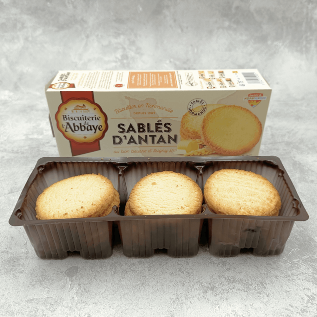 Biscuiterie de l'Abbaye Sables d'Antan - francuskie ciastka maślane (27% masła AOP) 175 g