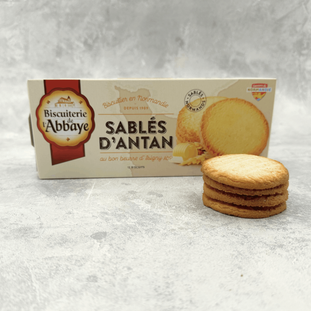 Biscuiterie de l'Abbaye Sables d'Antan - francuskie ciastka maślane (27% masła AOP) 175 g