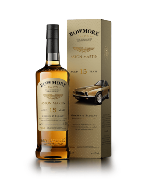 Bowmore 15 y.o. Scotch Whisky Aston Martin 43% szkocka whisky single malt + opakowanie 1 l