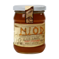 Eko Barć Miód Leśny Spadziowy Nektarowy - miód z spadzi iglastej lub liściastej 380 g
