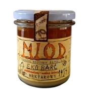 Eko Barć Miód Wielokwiatowy-Malina Leśna - miód wielokwiatowy o nutach malinowych 380 g