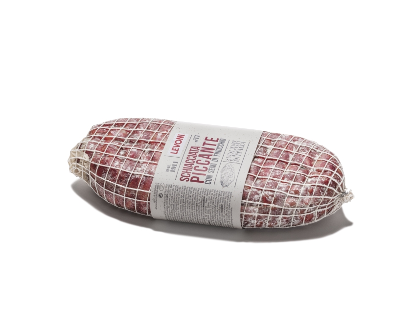 Levoni Salami Picante Schiacciata - włoskie salami pikantne z papryczkami chilli | od 100 g