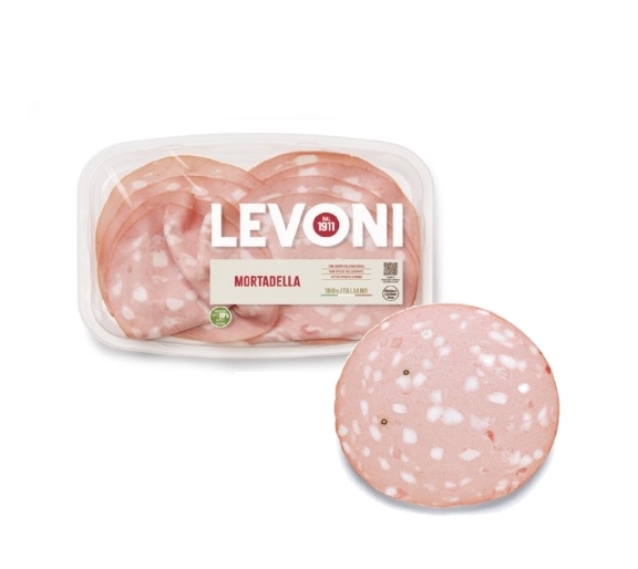 Levoni Mortadella - włoska mortadella w plastrach 100 g