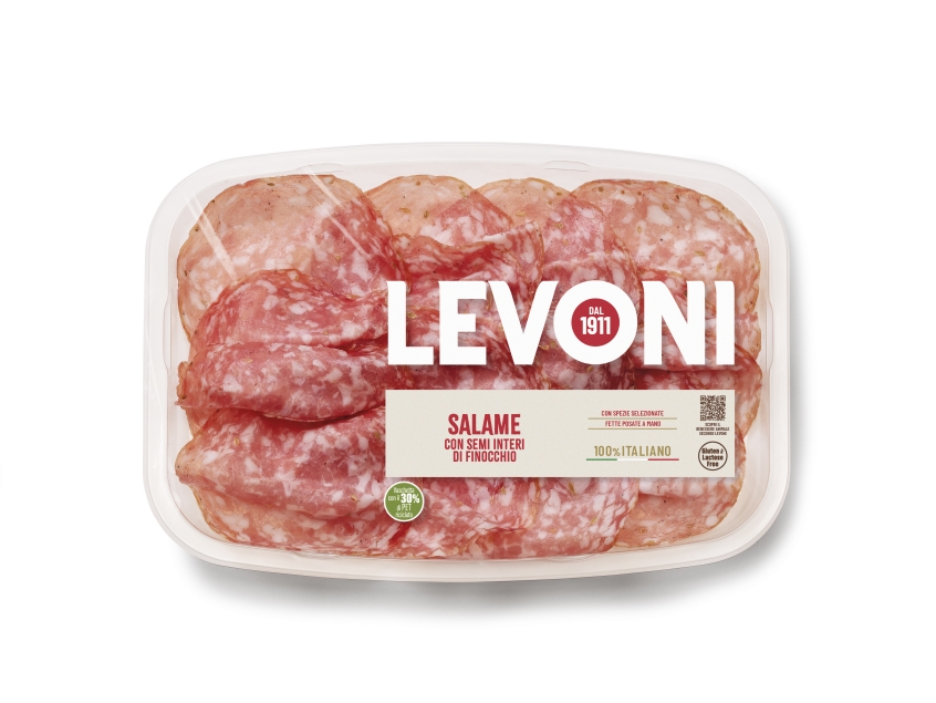 Levoni Salame Finocchiona - włoska salami z koprem włoskim w plastrach 80 g