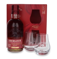 Aberlour Single Malt Double Cask Matured 12 YO 40% - szkocka whisky 12 letnia + 2 szklanki 0,7 l - Whisky szkocka single malt