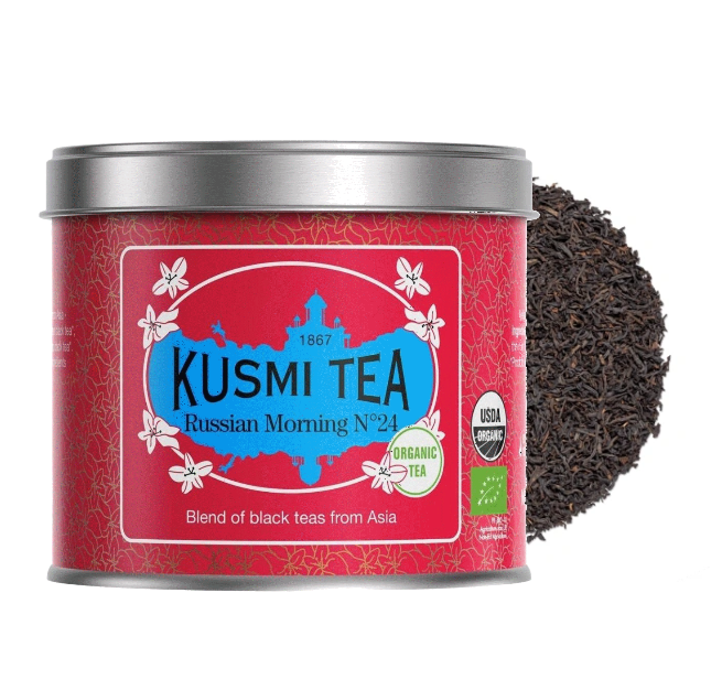 Kusmi Tea Russian Morning N°24 BIO - herbata czarna w metalowej puszce 100 g