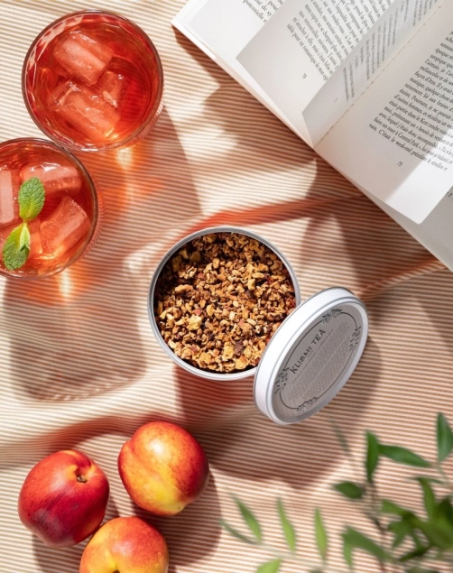 Kusmi Tea Aqua Summer - herbata owocowa z hibiskusem, brzoskwinią i morelą BIO 100 g