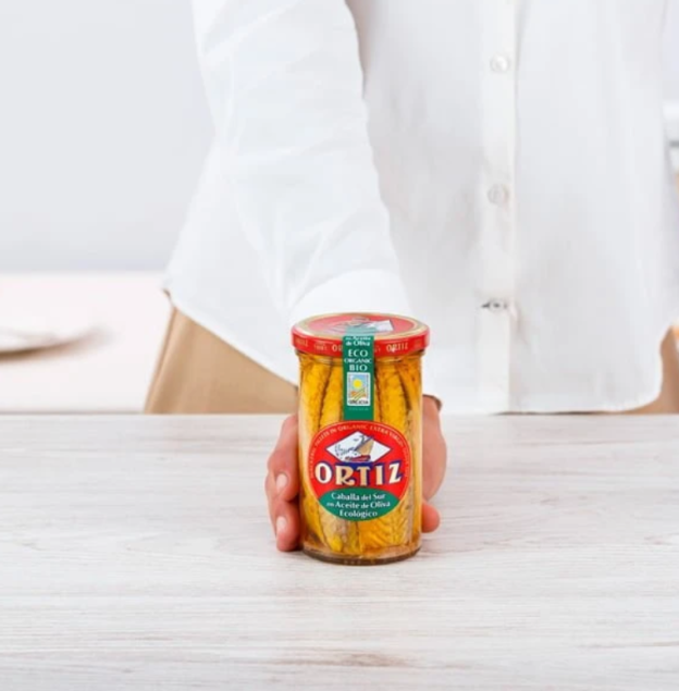 Ortiz Caballa del Sur Aceite Oliva Ecológico - makrela w ekologicznej oliwie z oliwek 250 g