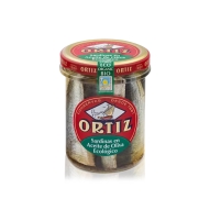 Ortiz Sardinas en Aceite de Oliva Ecológico - sardynki w ekologicznej oliwie z oliwek 26% 190 g