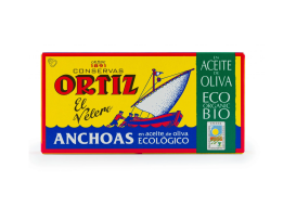 Ortiz Anchois an Aceite de Oliva - filety anchoas w ekologicznej oliwie z oliwek extra virgin 47,5 g