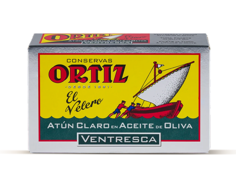 Ortiz Atún Claro en Aceite de Oliva Ventresca - tuńczyk filety w oliwie z oliwek 120 g